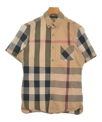 BURBERRY Casual Shirts BeigexBlackxDark Red(Check Pattern) S 2200618150021 Foto 1 de 4