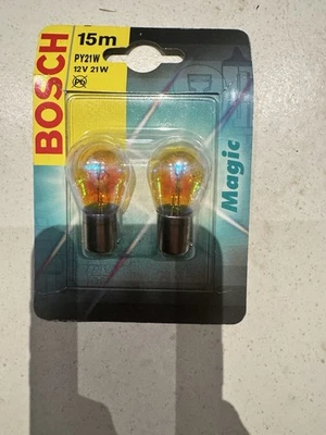 „2 Stk. Bosch PY21W 12V 21W Blinkleuchten/Blinklampen – Neu & OVP (Magic-Serie)“ - Bild 1 von 2