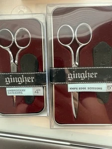 Set Of 2 Gingher Scissors - Picture 1 of 2