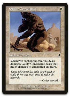 Guilty Conscience #17 (LP) Scourge SCG Magic MTG - Image 1 of 2
