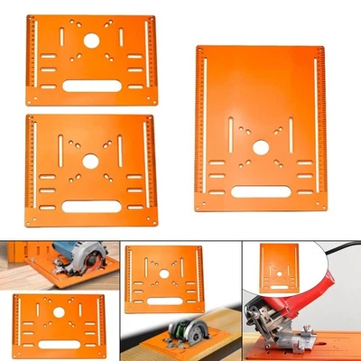 Cutting Machine Base Plate Woodworking Sturdy Circular Saw Guide Rail Tool - Image 1 of 2