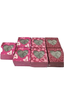 7 Valentine's Mothers Day Picture Frames Wooden Boxes Heart- Gifts Crafts - Picture 1 of 8
