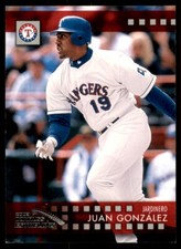 2003 Donruss Estrellas Juan Gonzalez Texas Rangers #97