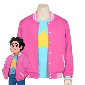 Steven Universe Cosplay Kostüm Herren Baseball Mantel T-Shirt TEE Halloween Outfit - Bild 1 von 7