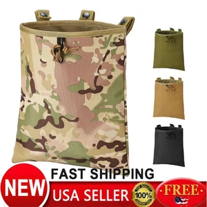 Molle Mag Dump Pouch Military Tactical Mag Drop Pouch Recycling Bag Storage Camo - Picture 1 of 13