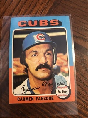 1975 Topps Mini  Carmen Fanzone #363 Chicago Cubs Baseball Card - Image 1 of 3