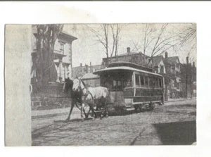 EAST BOSTON MASSACHUSETTS MASS MA POLITICS EDWARD C R BAGLEY HORSE WAGON TROLLEY - Picture 1 of 2