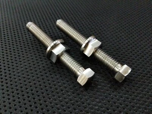 Yamaha R6 Titanium Chain Adjuster Bolt Kit 99-02 Ti Chain Adjusters Kit - Picture 1 of 4