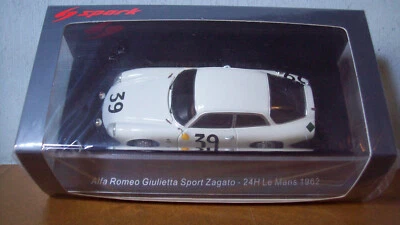 1/43 SPARK S9050 ALFA ROMEO GIULIETTA SPORT ZAGATO LE MANS 1962 #39 SALA/LIZZANO — 第 1/4 张图片