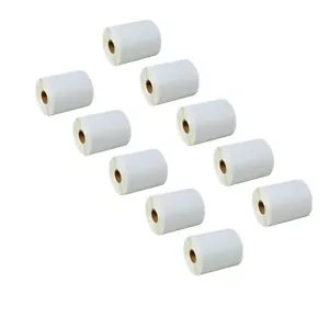 10 Rolls 4x6 Direct Thermal 250/R Shipping Labels 4"x6" Zebra 2844 Eltron ZP450 - Picture 1 of 12