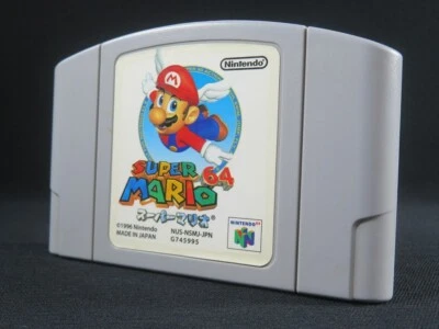 N64 Super mario 64 Nintendo Japan games Authentic cartridge retro game jpn C842 - Image 1 of 4