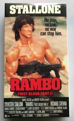 Rambo First Blood Part 2 II VHS, 1988 Sylvester Stallone NEW & SEALED - Image 1 of 4