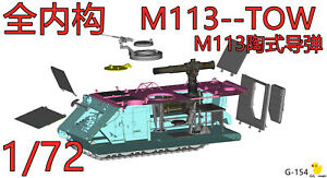 3D Printed 1/72 BGM-71 TOWAnti-Tank Missile Transport Vehicle Model Kit