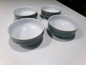 DENBY AZURE COAST LOT 4 CEREAL BOWLS - Picture 1 of 5