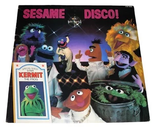 Sesame Disco Lp Sesame Street Record Vinyl Kermit Oscar The Grouch - Picture 1 of 4