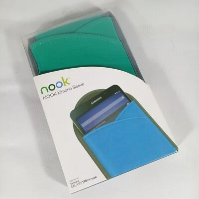NOOK Kimono Sleeve For SAMSUNG GALAXY TAB 4 Emerald Green MSRP $24+ - Image 1 of 4