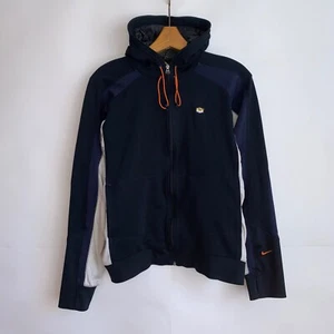 VINTAGE 2000s NAVY NIKE TN AIR ZIP-THROUGH HOODIE FULL ZIP Gr. L HERREN - Bild 1 von 24