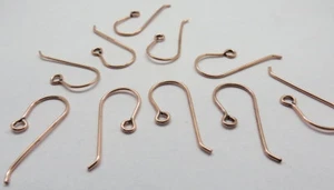 10 Stück Kupfer Ohrhaken Kupfer Antik Ohr Draht Schmuck Zubehör Handarbeit - Bild 1 von 2