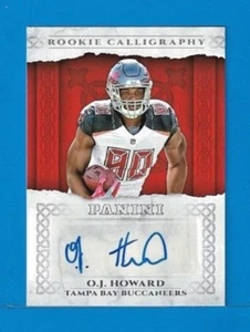 O.J. HOWARD ROOKIE AUTOGRAPH 2017 Panini Rookie Calligraphy TB Buccaneers - Picture 1 of 4