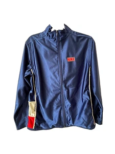 Vintage 90s Nike Spellout Shimmer Track Jacket Track Kids Large - Picture 1 of 6