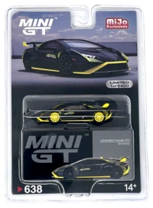 Chase! Mini GT 1:64 Lamborghini Huracán STO Black Diecast Model Car MGT00638 - Picture 1 of 1