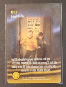 STAR TREK TCG Wild "Living in the Past" Promo Card #No Number Fleer/Skybox 1996 - Picture 1 of 2