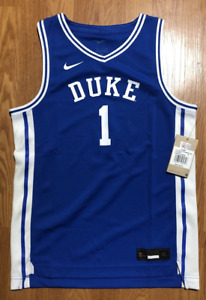 Nike #1 Zion Williamson Duke Replica Rio Basketball Jersey Youth X-Large Blue