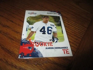 Aaron Hernandez 2010 Score Scorecard Rookie RC #301 /499 - Picture 1 of 1