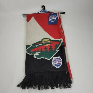 Bufanda Minnesota Wild 2016 Stadium Series NUEVA Colección Reebok Face Off Negra - Imagen 1 de 6