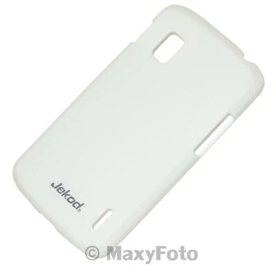 CUSTODIA JEKOD ORIGINALE SUPER COOL CASE COVER PER LG NEXUS 4 E960 BIANCA WHITE - Immagine 1 di 4