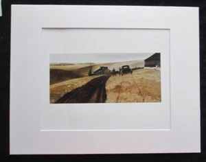 Andrew Wyeth "Public Sale" - Matted Art Print-1943 - Picture 1 of 4