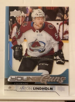 2017-18 Upper Deck Clear Cut #456 Young Guns Anton Lindholm RC - Image 1 of 2