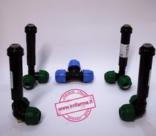 Kit irrigazione per giardino Mq 25 50 100 prato irrigatori pop up HUNTER TORO