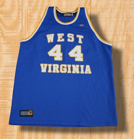 VINTAGE HARDWOOD LEGENDS XXL WEST VIRGINIA WVU #44 JERRY WEST JERSEY 1957-1960 Cover