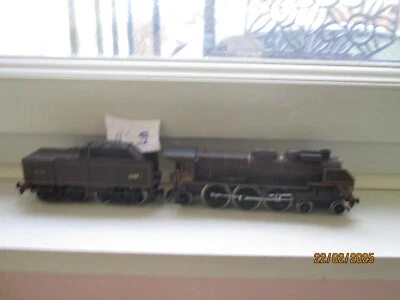 N° 9 locomotive à vapeur jouef 231 pacifique nord five chocolat pour pièce - Photo 1/4