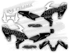 Kit de gráficos para Husqvarna Norden 901 2021 2022 2023 2024 calcomanías pegatinas - Imagen 1 de 1
