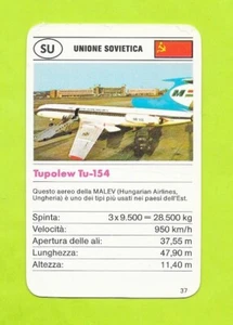 Carte Italienne - SU - Tupolew Tu-154 - Picture 1 of 2