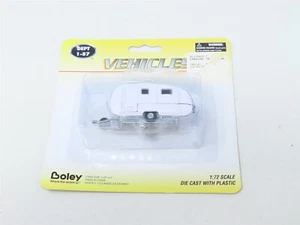 HO 1/87 Scale Boley Vehicles #2063-7 Caravan Travel Trailer - White - Picture 1 of 4