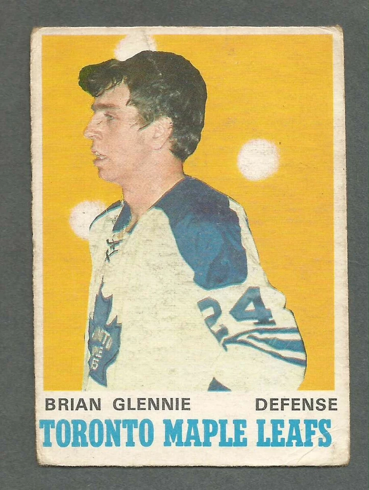 1970-71 OPC O-Pee-Chee Hockey Brian Glennie #216 Toronto Maple Leafs VG - Image 1 of 1