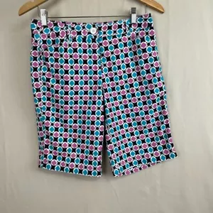 NIVO Womens Shorts Size 4 Multicolor dots - Picture 1 of 9