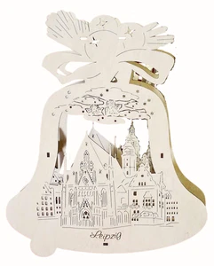 Fensterbild "Leipzig Thomaskirche" Erzgebirge - Bild 1 von 3