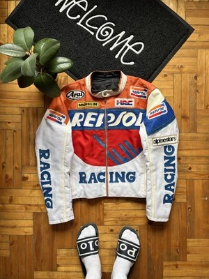 Vintage Honda Repsol F1 90's Racing Big Logo Jacket Size M Men's - Image 1 of 4