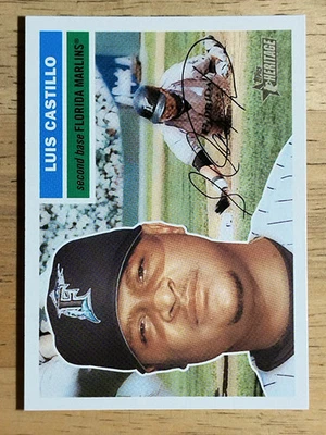 2005 Topps Heritage #211 Luis Castillo - Image 1 of 2
