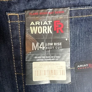 Pantalones de mezclilla de trabajo Ariat FR M4 corte bota relajado 44x35 ignífugo CAT 2 - Imagen 1 de 14