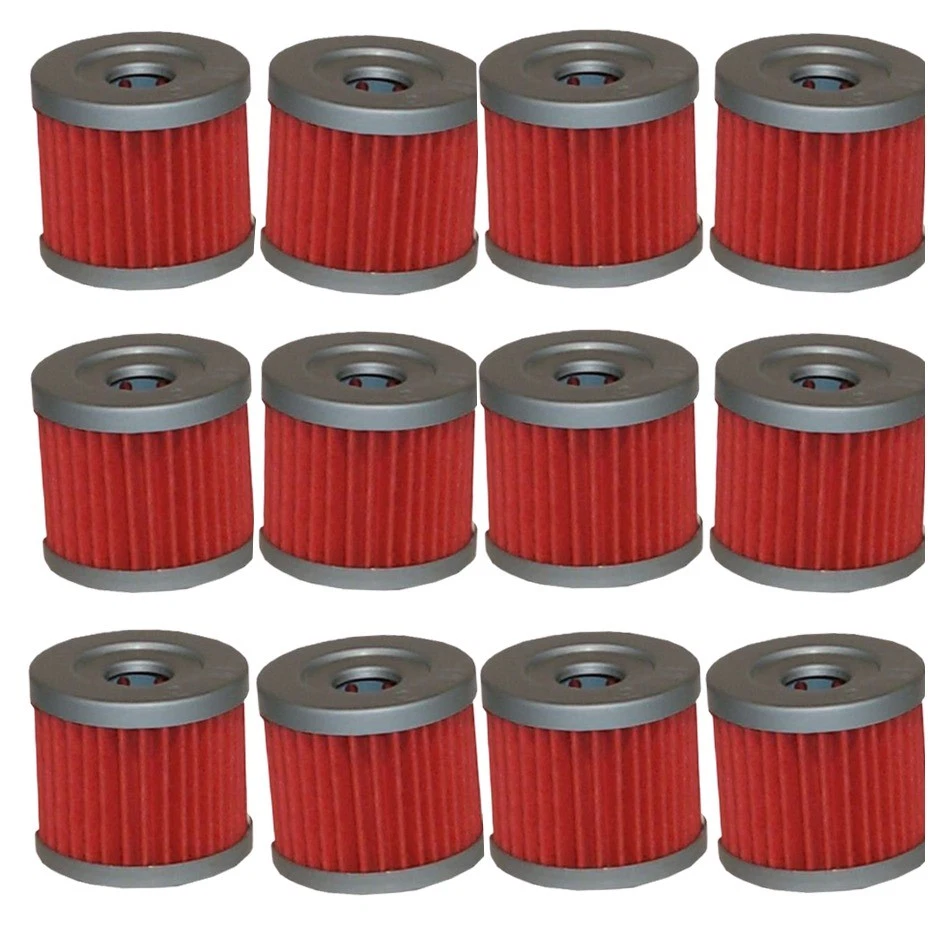 Filtro de aceite HF131 - Paquete de 12 para 82-13 Hyosung GT/GV Suzuki 90-400 Foto 1 de 3
