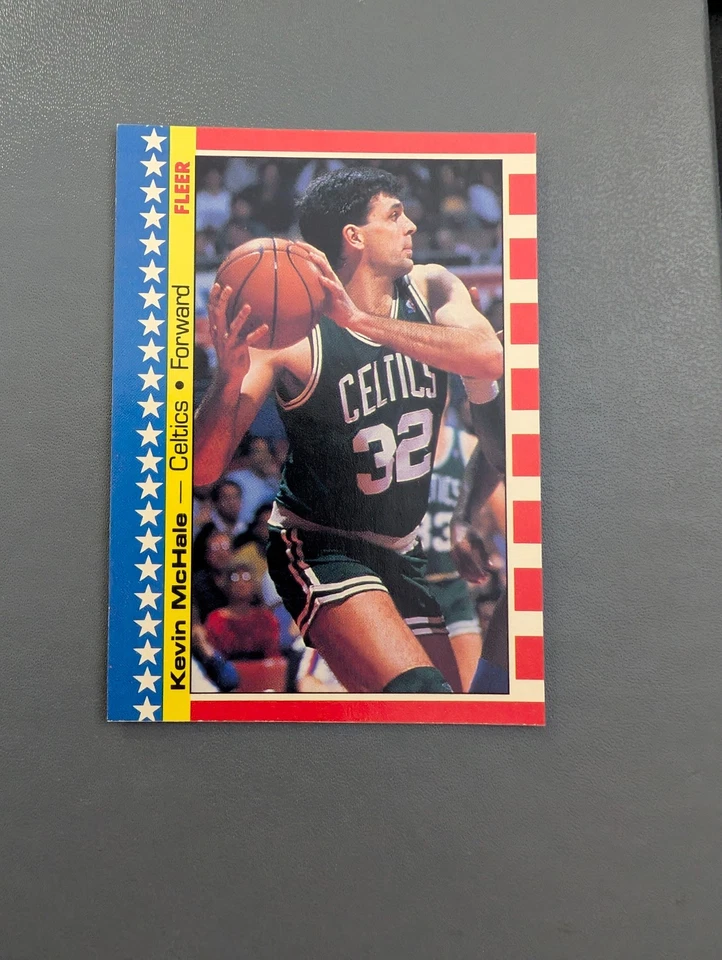 1987-88 FLEER KEVIN McHALE 5 STICKER #6 NMT-MNT - Image 1 of 1