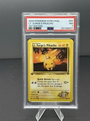 Lt. Surge's Pikachu 84/132 Gym Challenge Regular - Image 1 of 2