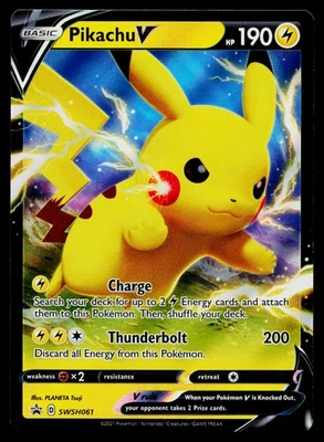 Pikachu V SWSH061 SWSH: Sword & Shield Promo Cards Promo - Image 1 of 2