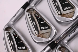 Ping i20 Irons / 4-PW+SW / Black Dot / Regular Flex Ping CFS Shafts - Picture 1 of 7