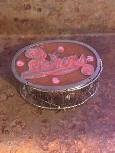 Y2K Prinzessin Drahtumrandung Schmuckschatulle rosa mit Schmucksteinen - Bild 1 von 7